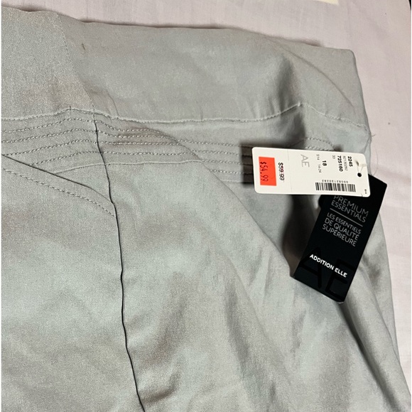 Additional Elle Womans Stretchy Gray/Green Pants w/ Pockets on Either Side!! - Picture 4 of 11